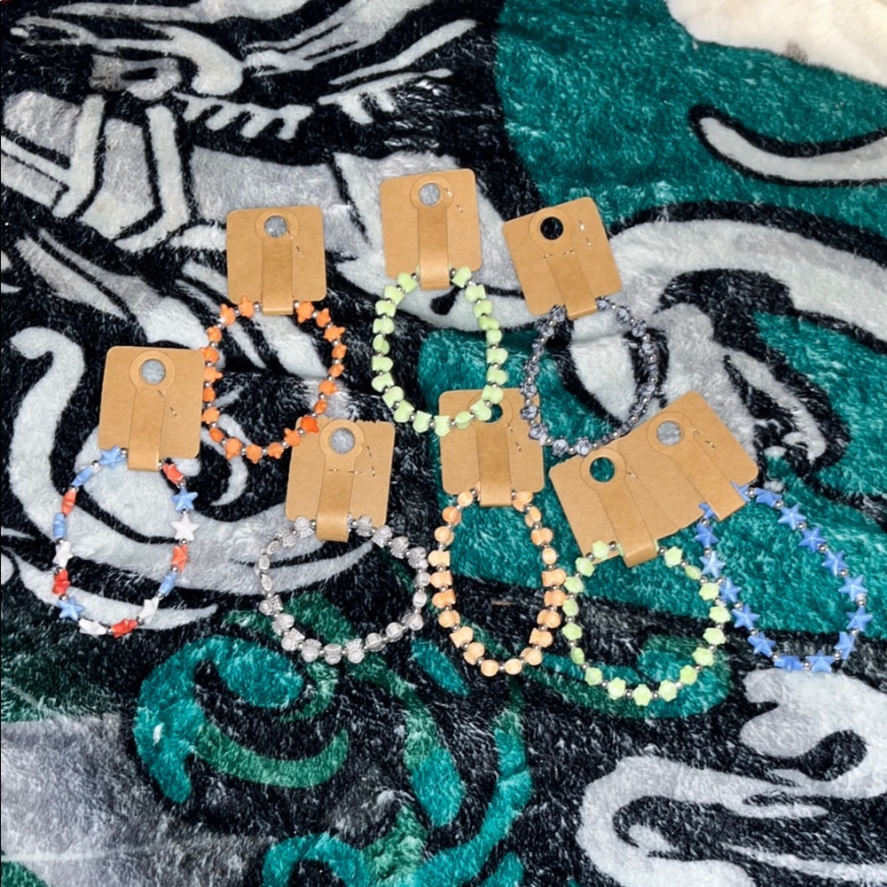 Colorful Beaded Bracelets Set